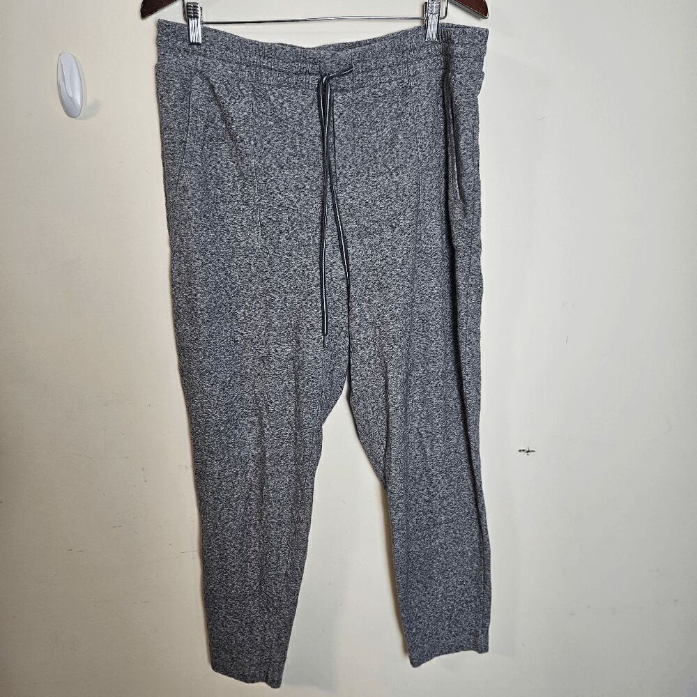 T by Talbots Sweatpants Women's Cotton Stretch Gray Size Large